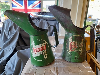 Lot 529 - 2 x CASTROL OIL JUGS