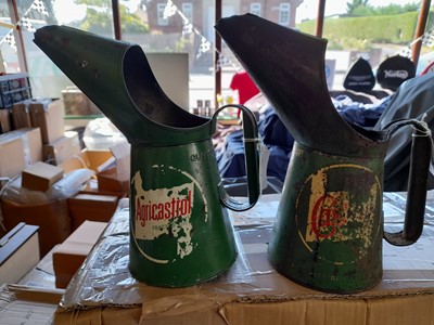 Lot 529 - 2 x CASTROL OIL JUGS