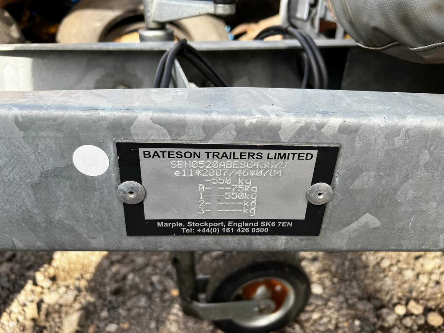 Lot 42 BATESON TRAILER