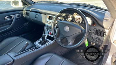 Lot 142 - 2001 MERCEDES SLK 320