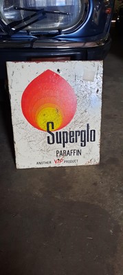 Lot 511 - SUPERGLO PARAFFIN SIGN