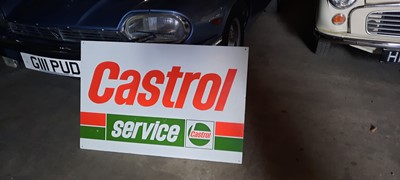 Lot 515 - CASTROL SERVICE SIGN