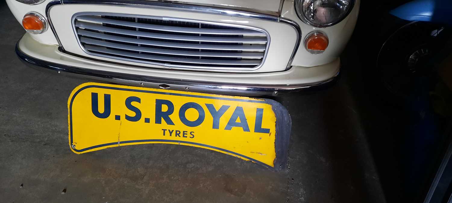 Lot 523 - U.S. ROYAL TYRES DOUBL SIDED SIGN