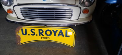 Lot 523 - U.S. ROYAL TYRES DOUBL SIDED SIGN