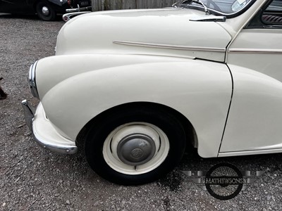 Lot 162 - 1958 MORRIS MINOR