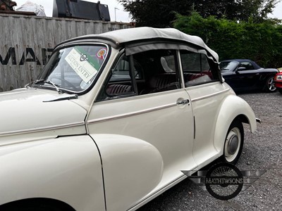 Lot 162 - 1958 MORRIS MINOR