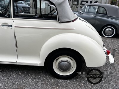 Lot 162 - 1958 MORRIS MINOR