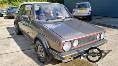 Lot 208 - 1984 VOLKSWAGEN GOLF CABRIO GTI