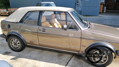 Lot 208 - 1984 VOLKSWAGEN GOLF CABRIO GTI