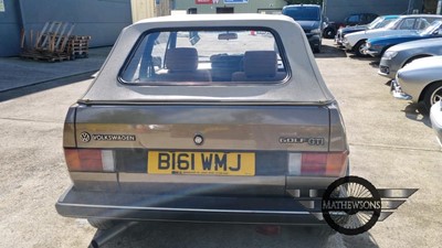 Lot 208 - 1984 VOLKSWAGEN GOLF CABRIO GTI