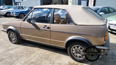 Lot 208 - 1984 VOLKSWAGEN GOLF CABRIO GTI