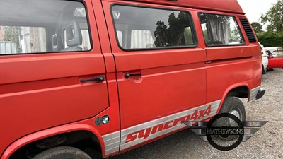 Lot 256 - 1987 VOLKSWAGEN T25 4X4 SYNCRO