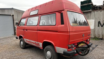 Lot 256 - 1987 VOLKSWAGEN T25 4X4 SYNCRO