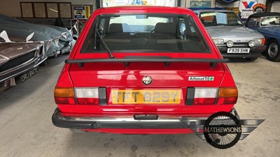 Lot 290 - 1983 ALFA ROMEO ALFASUD TI 105