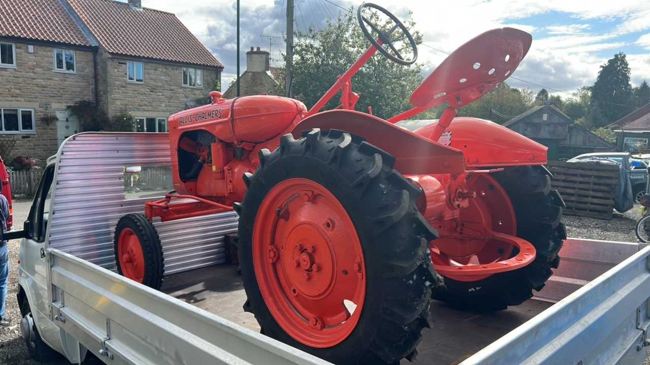 AlliChalmerModel D Parking Only - Targa in latta in metallo, stile