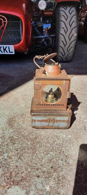 Lot 196 - 2 X SIGNAL MARKER OIL LAMP 1940's -50's