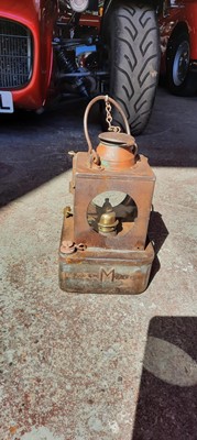 Lot 196 - 2 X SIGNAL MARKER OIL LAMP 1940's -50's