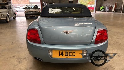Lot 633 - 2008 BENTLEY CONTINENTAL GTC AUTO