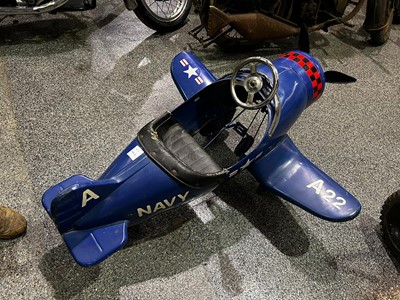 Lot 212 - CORSAIR PEDAL AEROPLANE