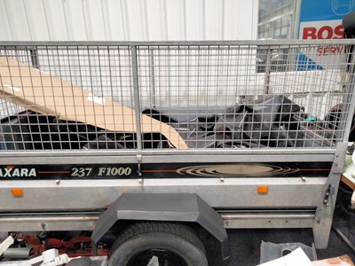 Lot 216 - CAGED SIDE TRAILER