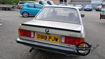 Lot 70 - 1987 BMW 316