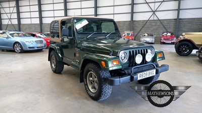 Lot 138 - 1998 JEEP WRANGLER 4.0 SAHARA