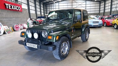 Lot 138 - 1998 JEEP WRANGLER 4.0 SAHARA