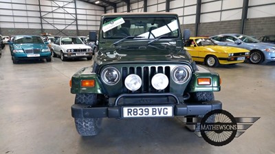 Lot 138 - 1998 JEEP WRANGLER 4.0 SAHARA