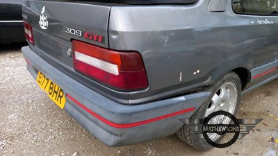 Lot 140 - 1988 PEUGEOT 309 GTI