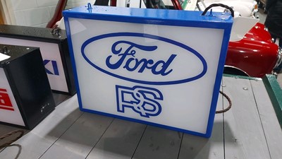 Lot 187 - FORD ILLUMINATED SIGN