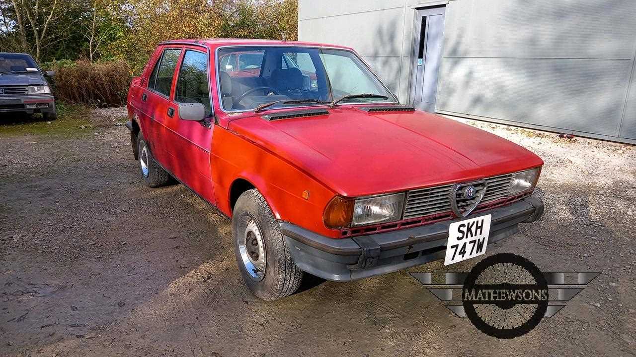 Lot 164 - 1981 ALFA ROMEO GIULIETTA