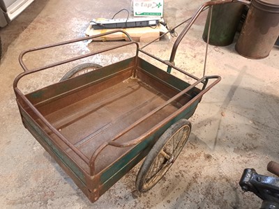 Lot 399 - VINTAGE FRENCH BICYCLE TRAILER