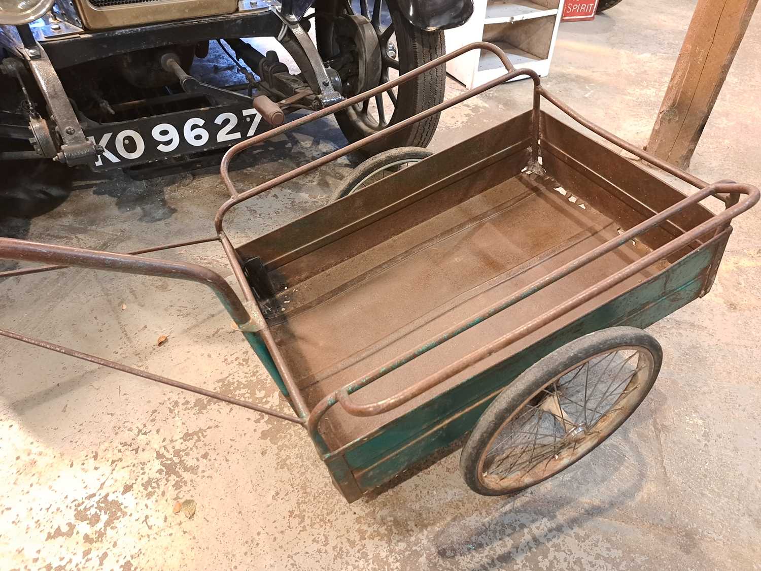 Lot 399 VINTAGE FRENCH BICYCLE TRAILER