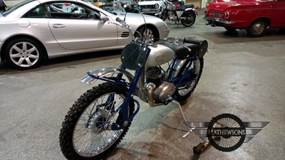 Lot 224 - 1958 GREEVES HAWKSTONE SCRAMBLE BIKE