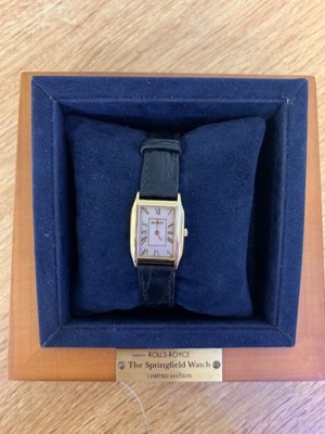 Lot 427 - 18CT GOLD ROLLS ROYCE SPRINGFIELD WATCH