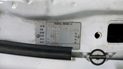Lot 258 - 1996 VAUXHALL ASTRAVAN LS