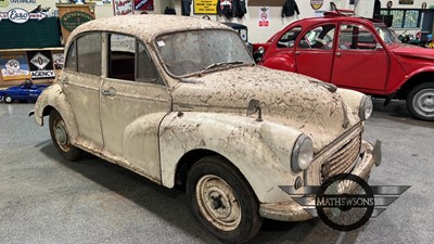 Lot 266 - 1961 MORRIS MINOR 1000