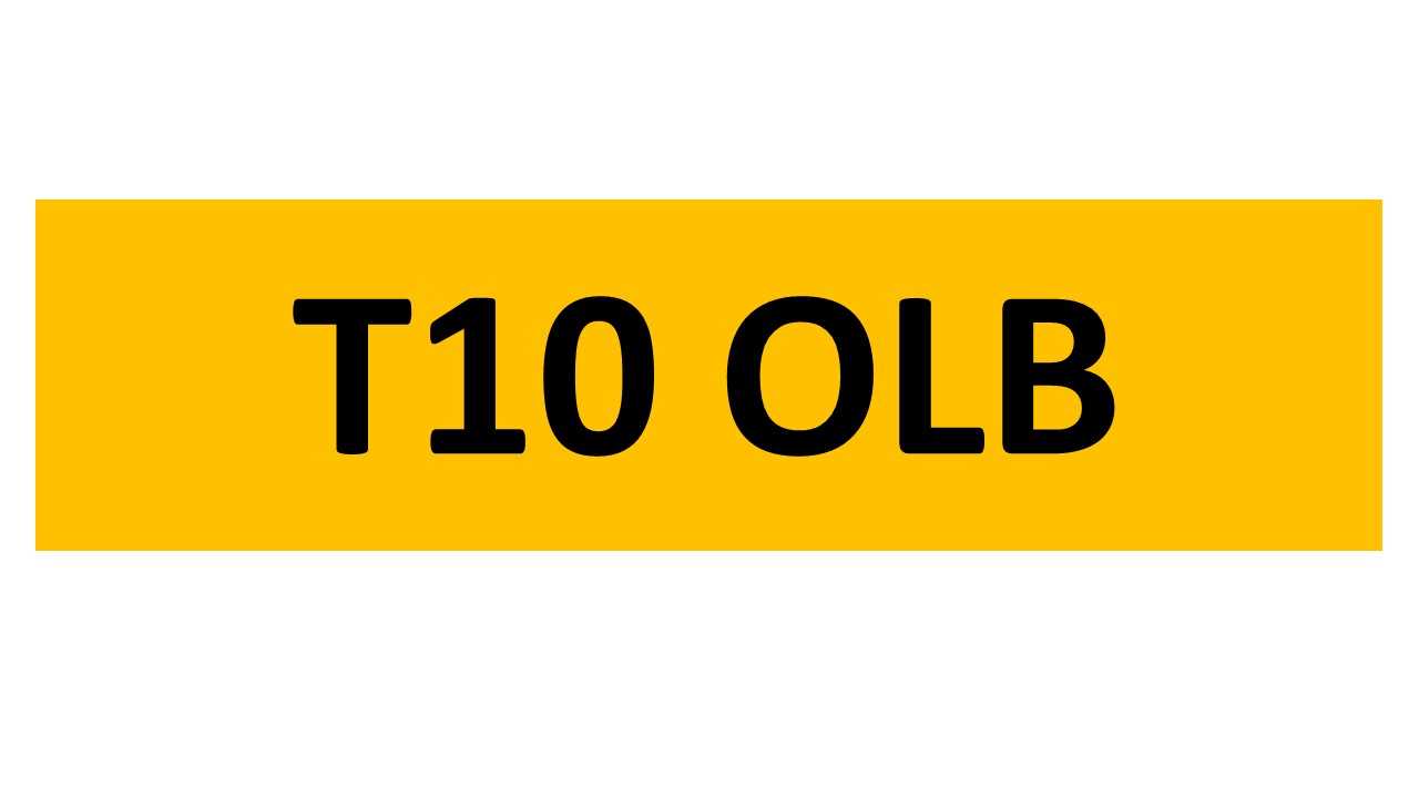 Lot 447 - REGISTRATION ON REGISTRATION - T10 OLB