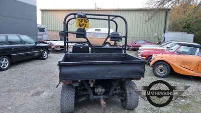 Lot 453 - 2015 CUSHMAN 1600XD-R