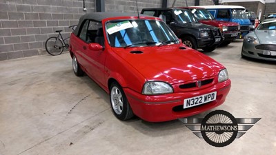 Lot 480 - 1996 ROVER 114 CABROLETT