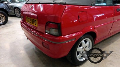 Lot 480 - 1996 ROVER 114 CABROLETT