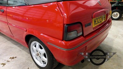 Lot 480 - 1996 ROVER 114 CABROLETT