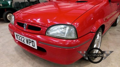 Lot 480 - 1996 ROVER 114 CABROLETT
