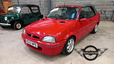 Lot 480 - 1996 ROVER 114 CABROLETT