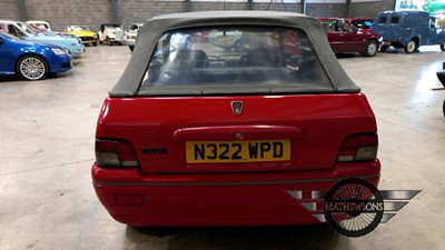 Lot 480 - 1996 ROVER 114 CABROLETT