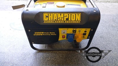 Lot 347 - CHAMPION GENERATOR