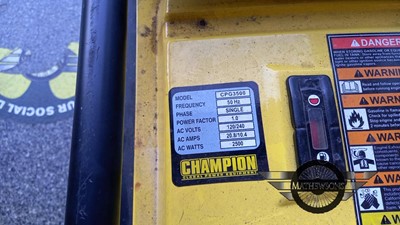 Lot 347 - CHAMPION GENERATOR