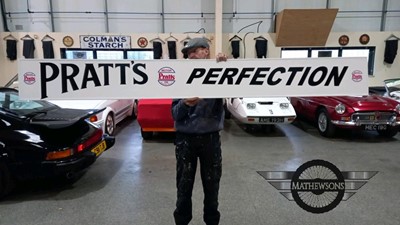 Lot 483 - PRATTS PERFECTION SIGN