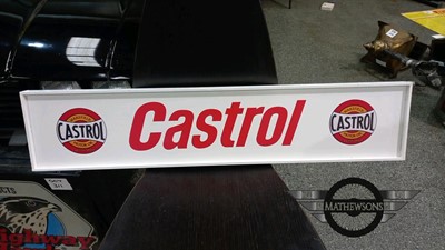 Lot 487 - CASTROL SIGN