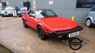 Lot 520 - 1986 FIAT X1/9